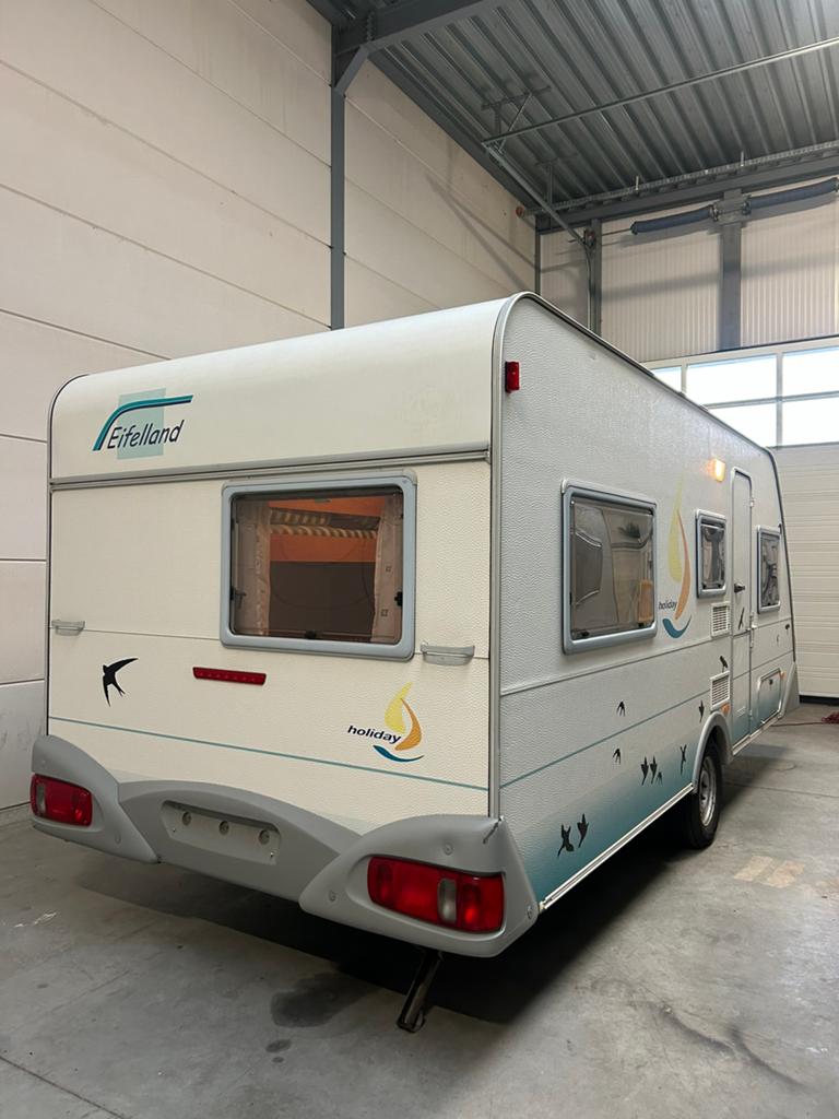 Caravan knaus stapelbedden, Caravans en Kamperen, Caravans, Standaardzit, Schokbreker, Particulier, Meer dan 6