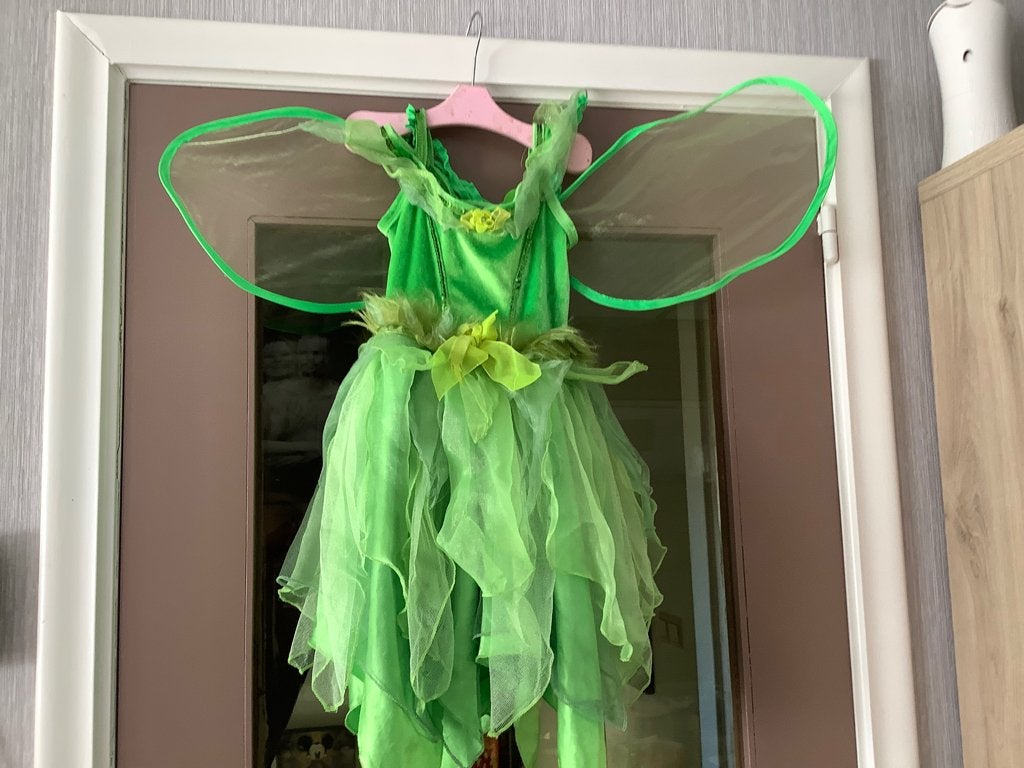 Déguisement Disney Tinkerbell (taille 104), Enlèvement ou Envoi, Comme neuf, 104 ou plus petit, Fille