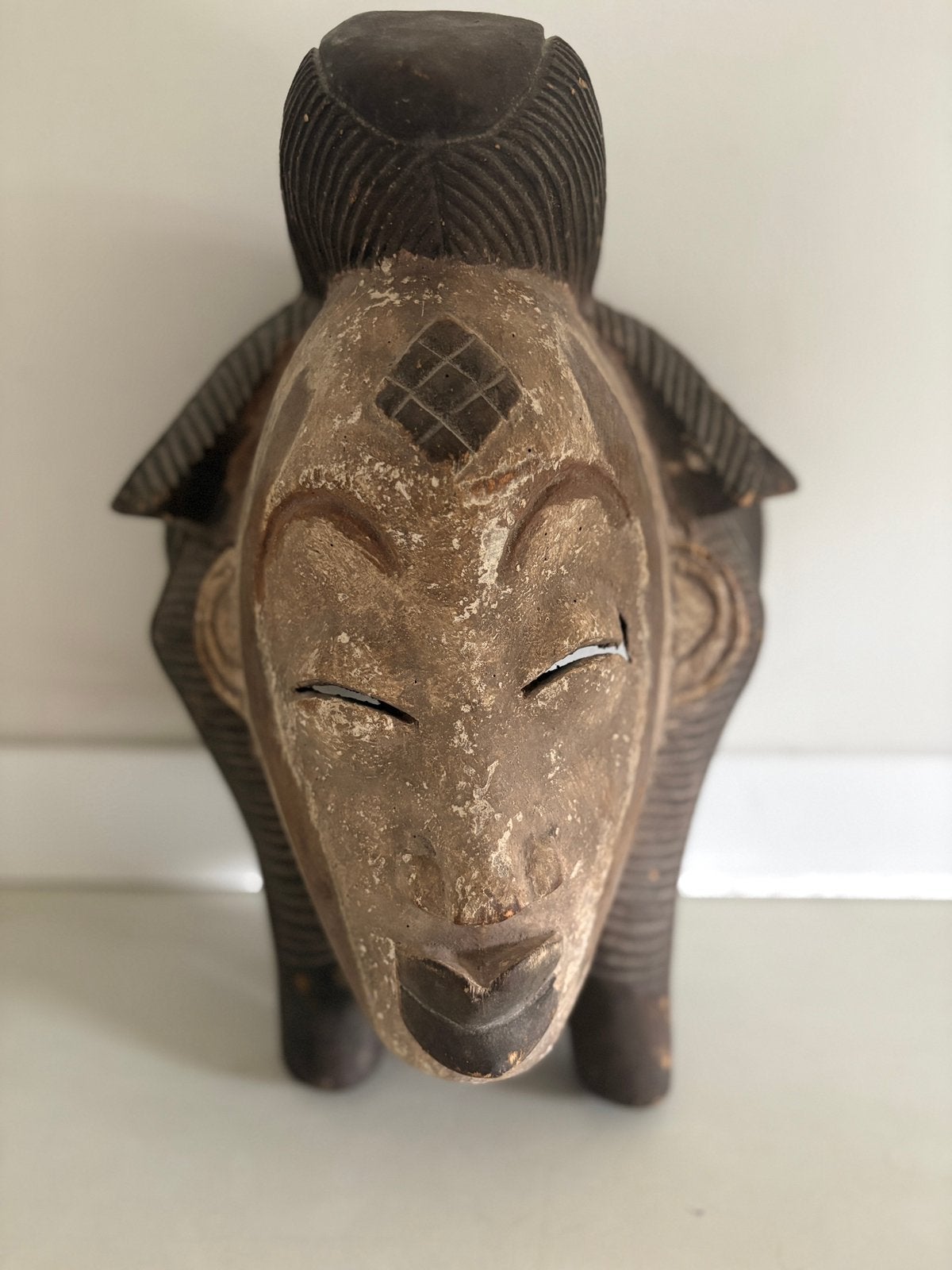 Afrikaans masker, punu gabon, Antiek en Kunst, Ophalen, Masker