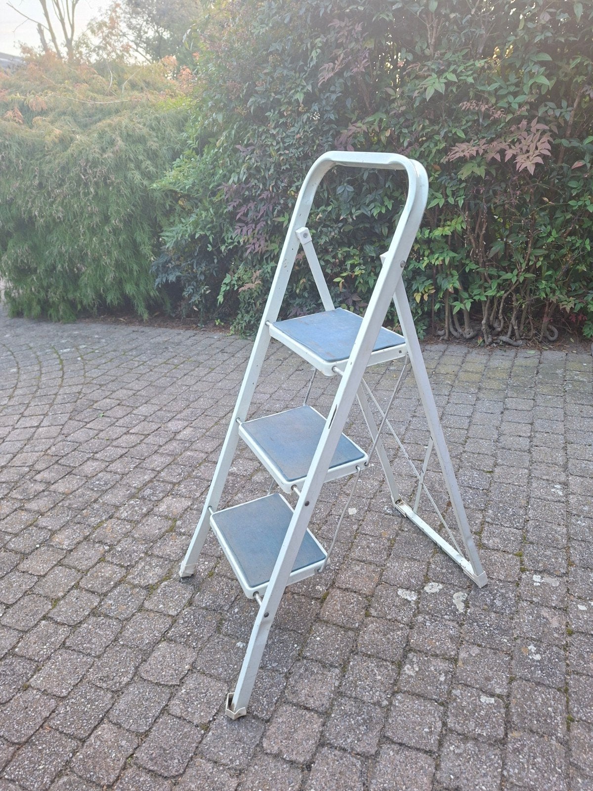 Trapladdertje 3 treden, Ophalen, Gebruikt, Trap, Opvouwbaar of Inschuifbaar