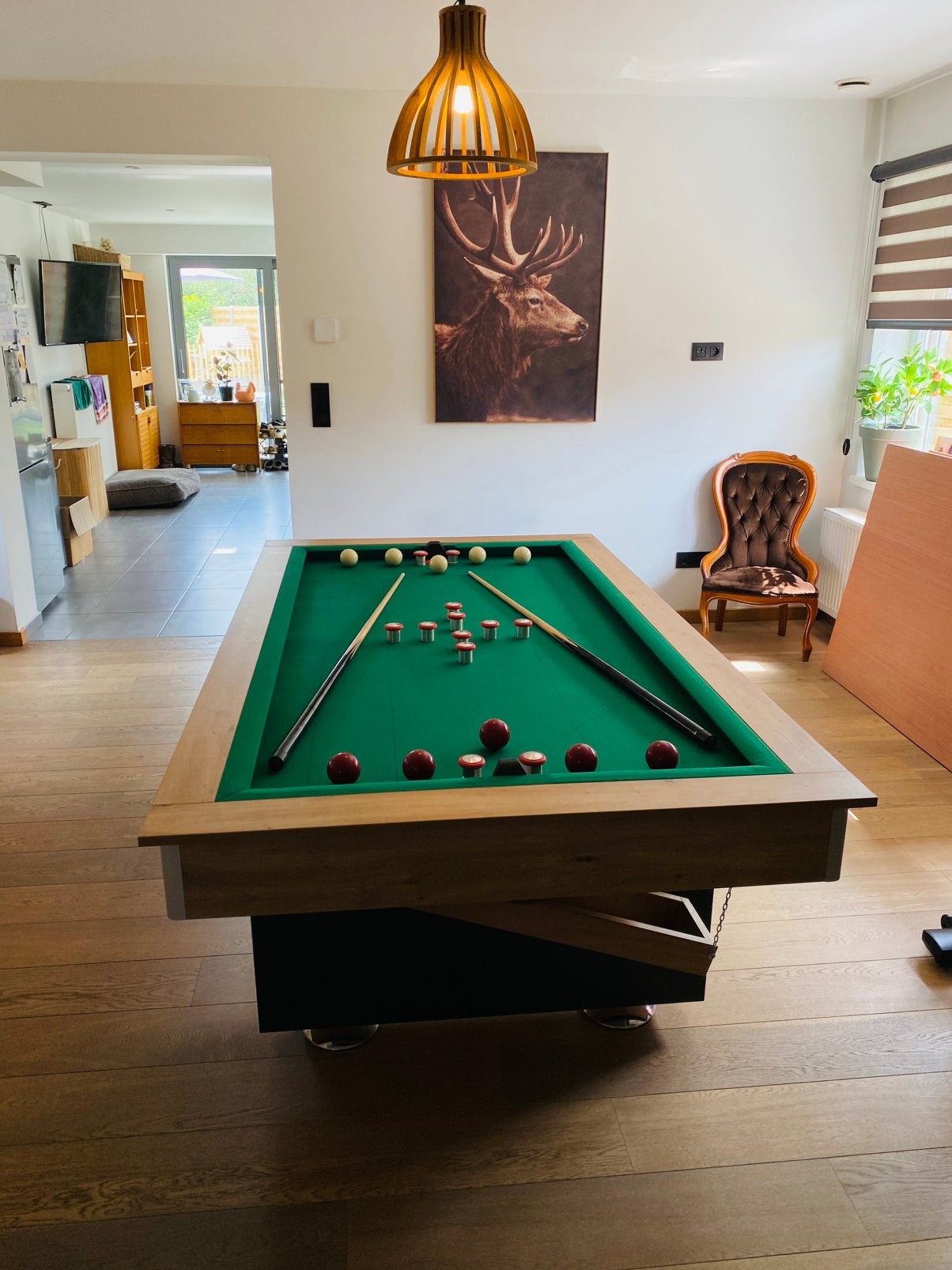 Golfbiljart / Tapbiljart – Complete set, Enlèvement, Utilisé
