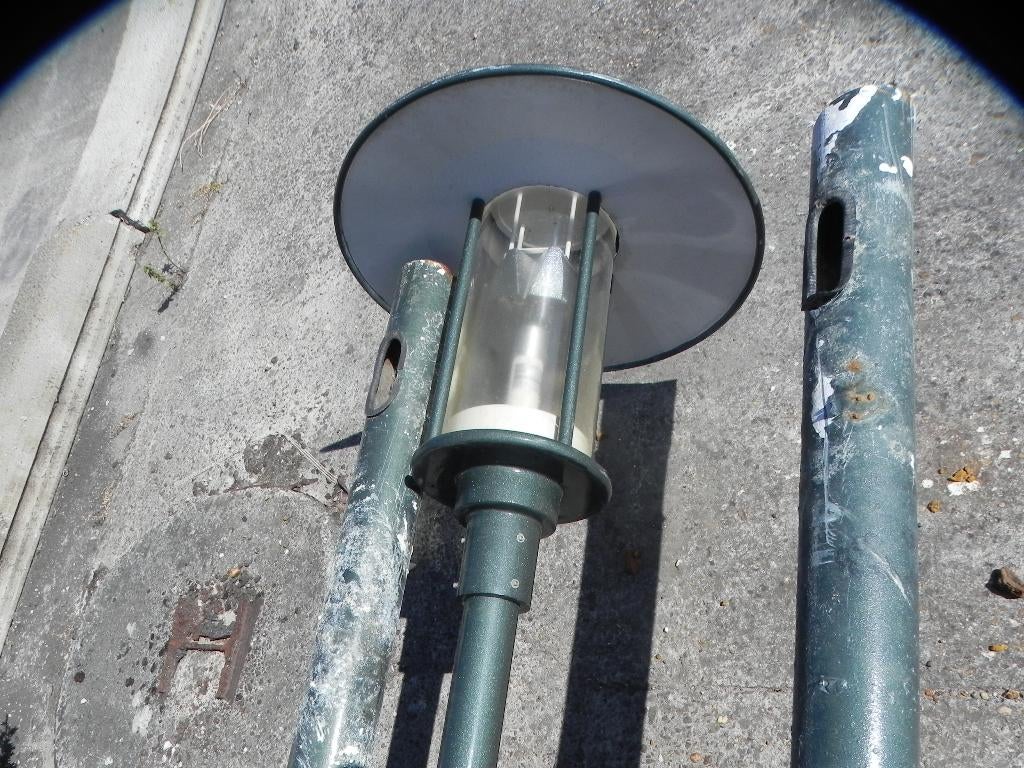 Lantaarnpaal 3 st L 5.00m, Résistant à l'eau, 50 à 250 watts, Lampadaire, Enlèvement