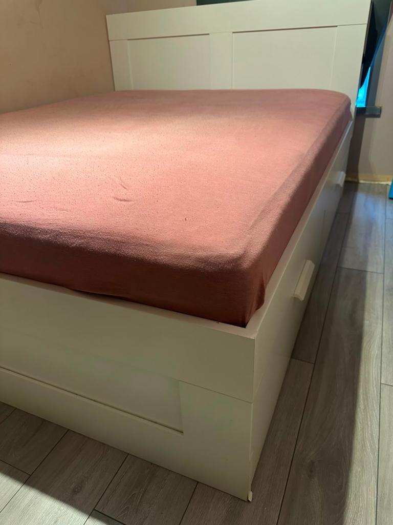 2 persoonsbed, Huis en Inrichting, Slaapkamer | Boxsprings, Ophalen, Zo goed als nieuw
