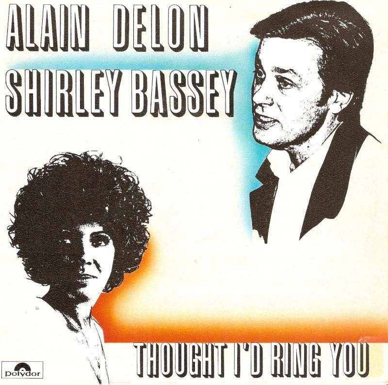 single Alain Delon & Shirley Bassey - Thought I’d ring you, Cd's en Dvd's, 7 inch, Ophalen of Verzenden, Zo goed als nieuw, Pop