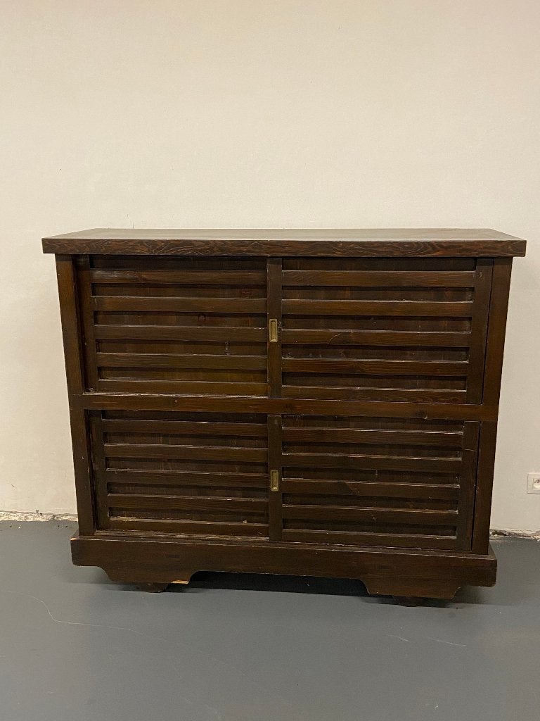 Dressoirkast met schuifpanelen, 25 à 50 cm, 100 à 150 cm, Enlèvement, Utilisé