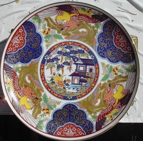 JAPANSE/CHINESE schotel, merkteken, mooi beschilderd, Antiek en Kunst, Antiek | Keramiek en Aardewerk, Ophalen of Verzenden