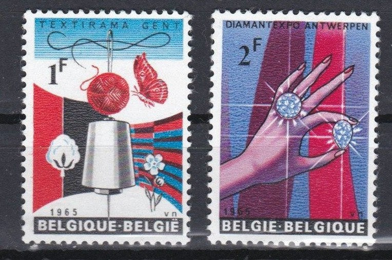 Belge 1965 - n 1313 - 1314 **, Envoi, Neuf
