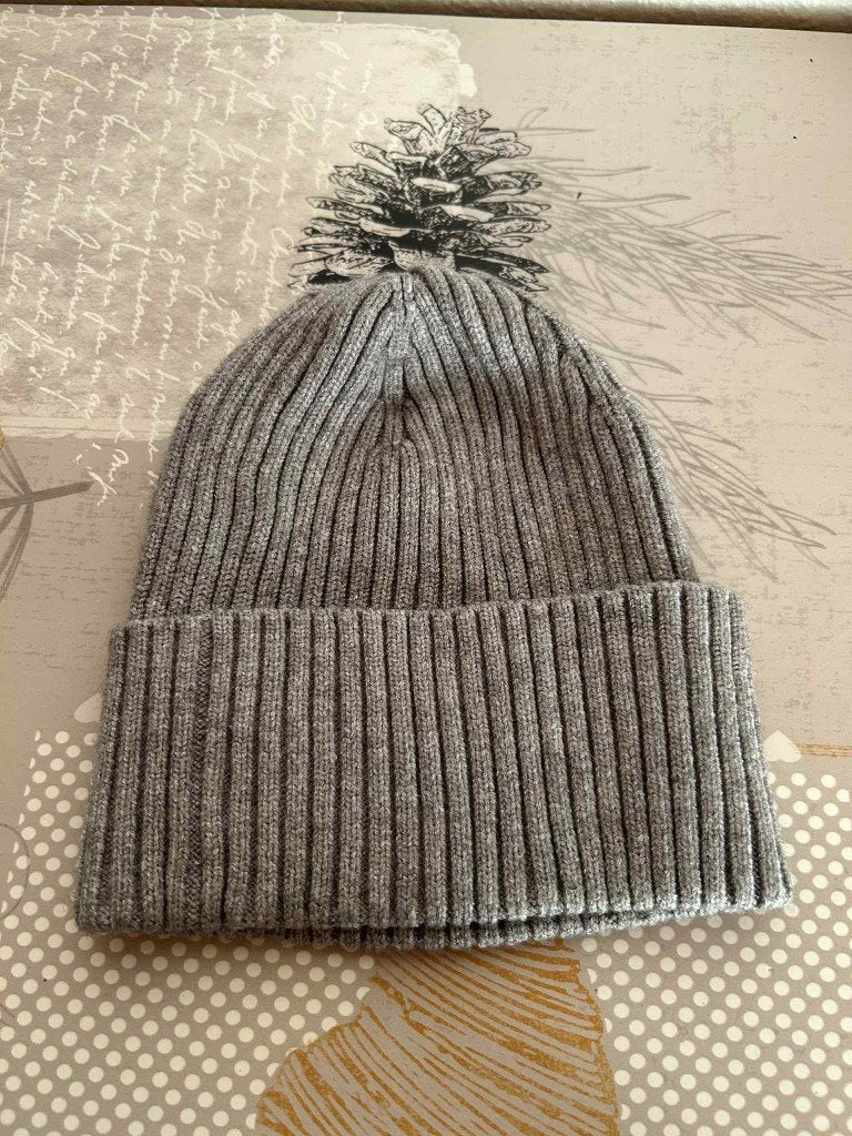 Bonnet gris, Ophalen, H&M, Zo goed als nieuw, Maat 34 (XS) of kleiner
