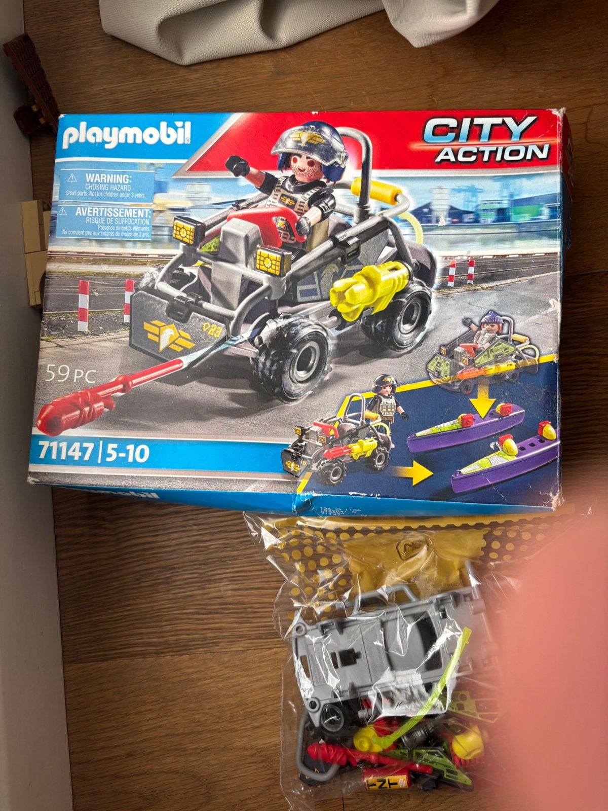 Playmobil 71147 voiture des forces specials avec boite livre, Enlèvement ou Envoi, Comme neuf