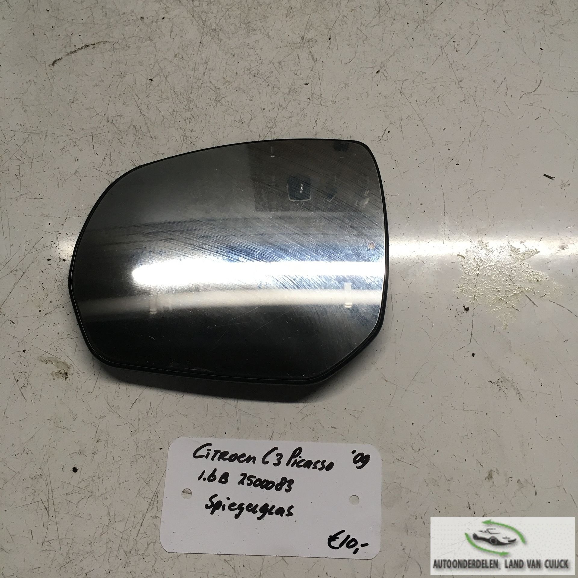 Citroen C3 Picasso 1.6 B 2009 2500083  Spiegelglas Linksvoor, Gebruikt, -, -, Ophalen of Verzenden