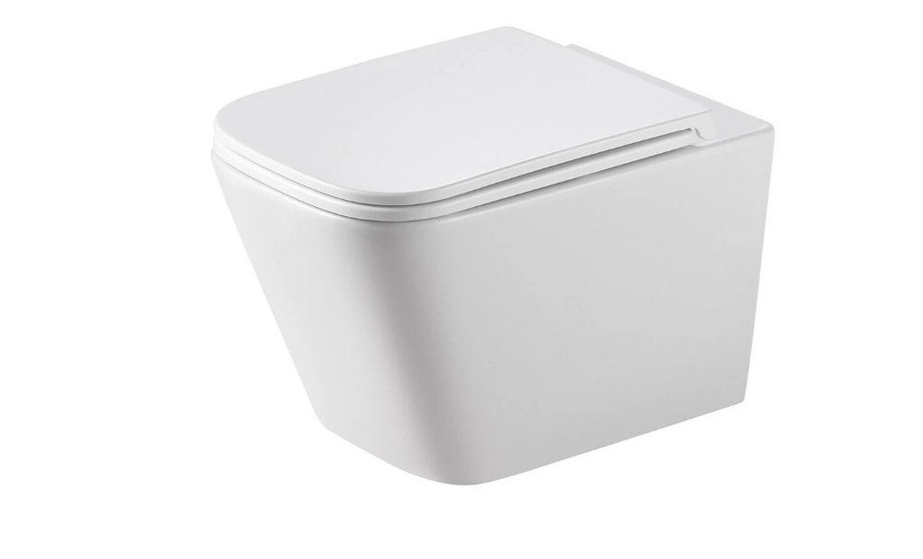 Modern Toilet Rimless Spoeling met stevige Softclose Deksel, Doe-het-zelf en Bouw, Ophalen, Nieuw, Toilet