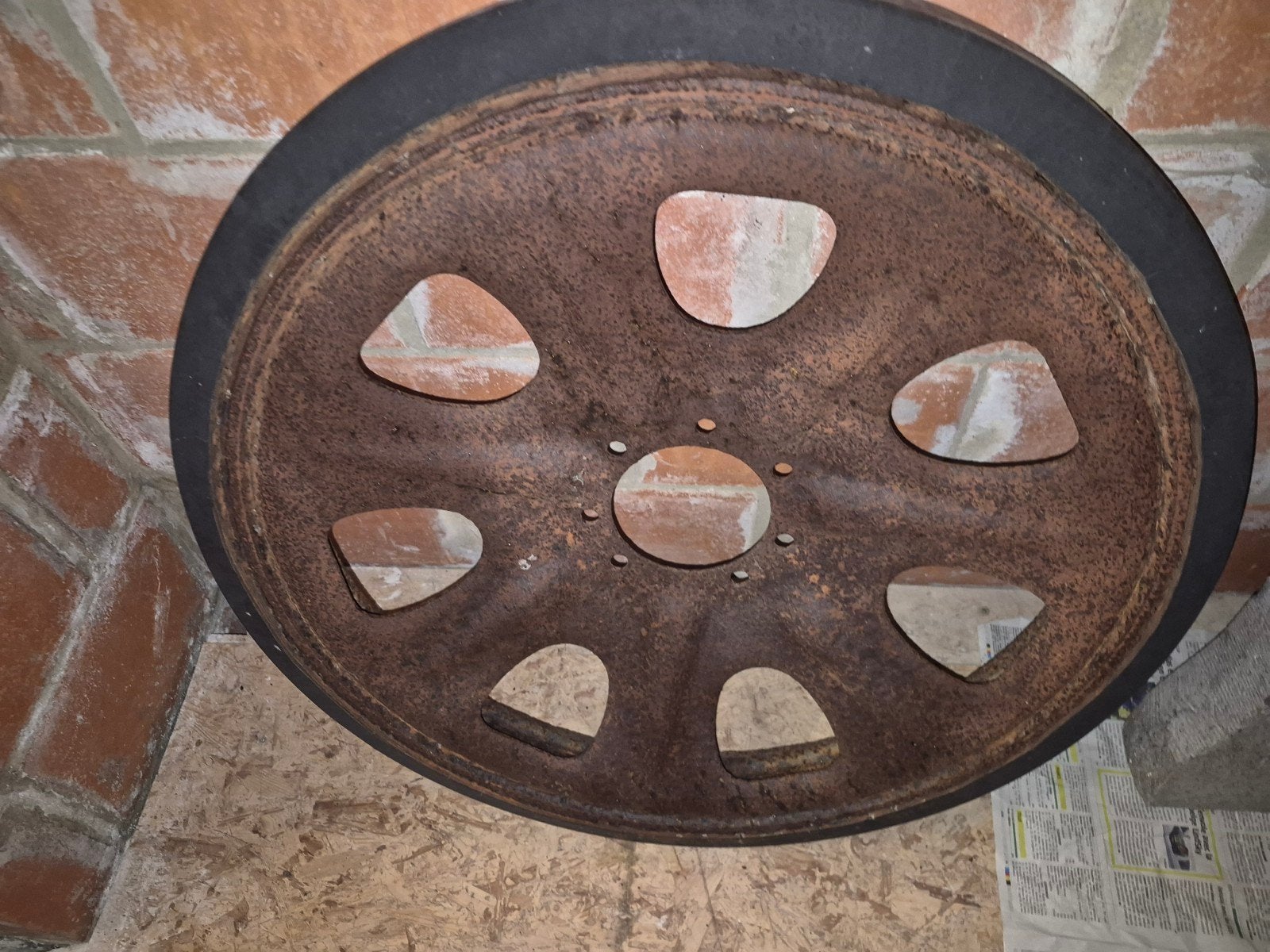 Roue sdkfz, Enlèvement