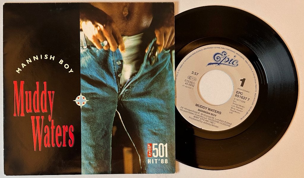 7# MUDDY WATERS - Mannish boy / Hoocie coochie man ( MINT ), Ophalen of Verzenden, Zo goed als nieuw, 7 inch, Jazz en Blues