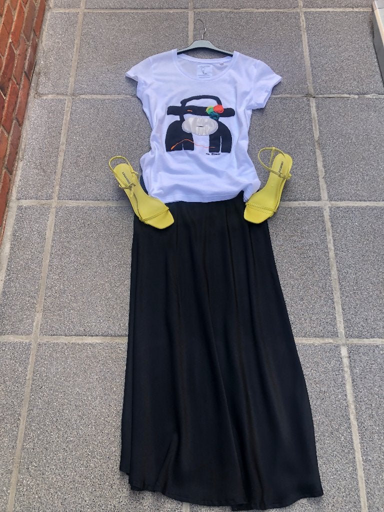 Rok zwart met t shirt (samen voor 5€), Kleding | Dames, Rokken, Ophalen, Gedragen, Maat 38/40 (M), Zwart