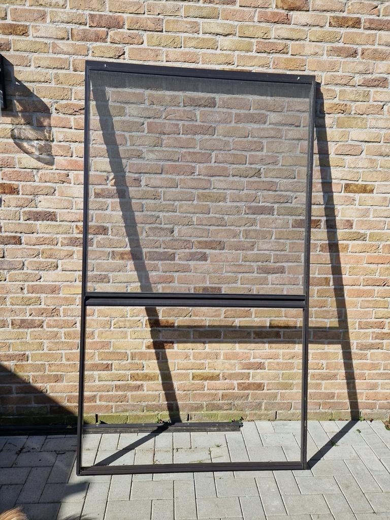 Porte coulissante à écran à cadre. 147 sur 124, Bricolage & Construction, Porte moustiquaire, Enlèvement, Utilisé, 215 cm ou plus