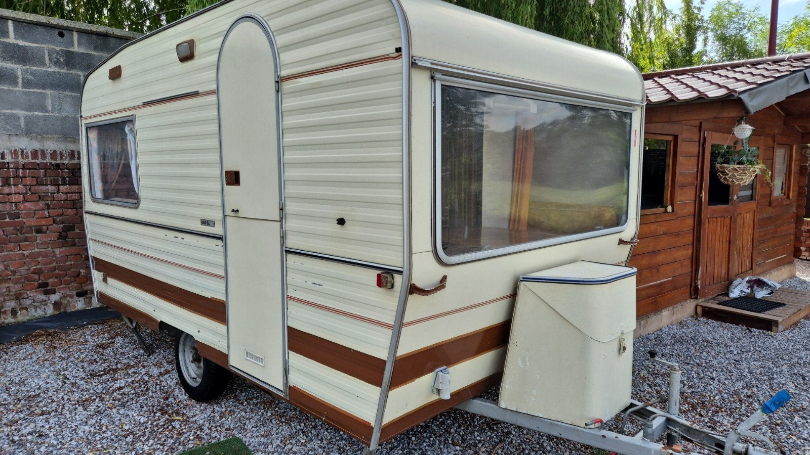 Retro caravan DAKOTA 380 SL (1974), Caravans en Kamperen, Caravans, Particulier