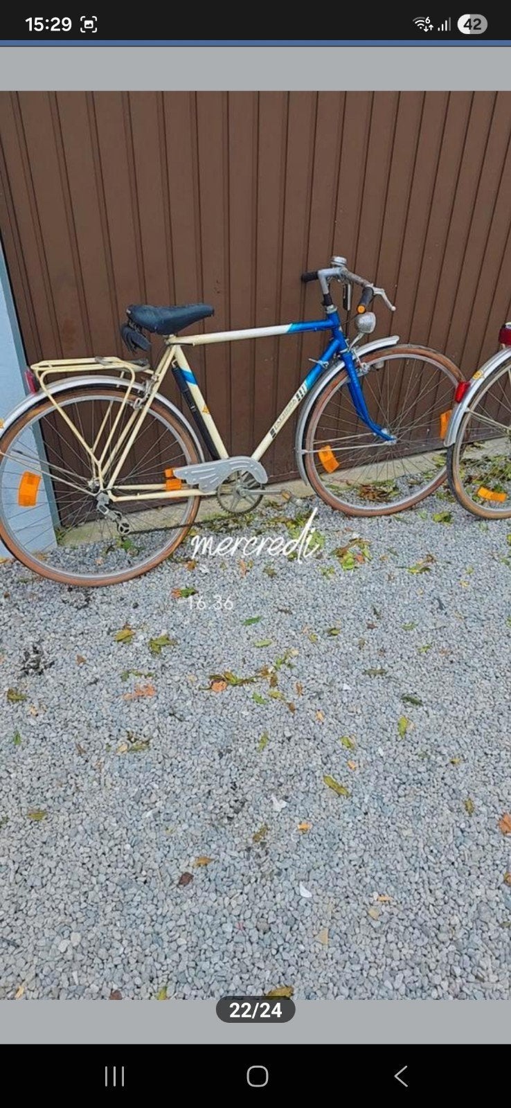vélo vintage, Vélos & Vélomoteurs, Enlèvement ou Envoi