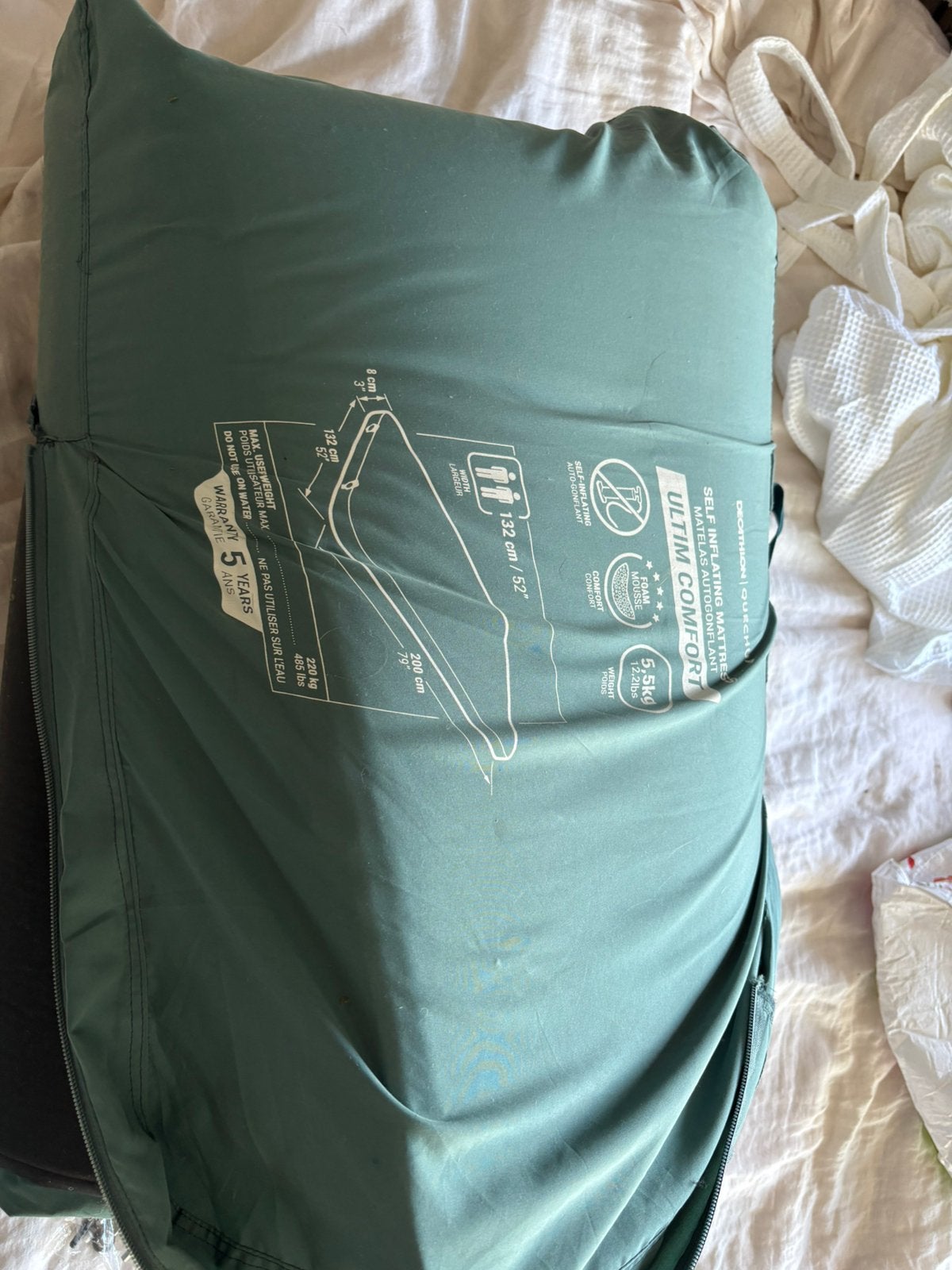 Kampeer matras 2 personen, Caravans en Kamperen, Slaapmatten, Ophalen, Zo goed als nieuw