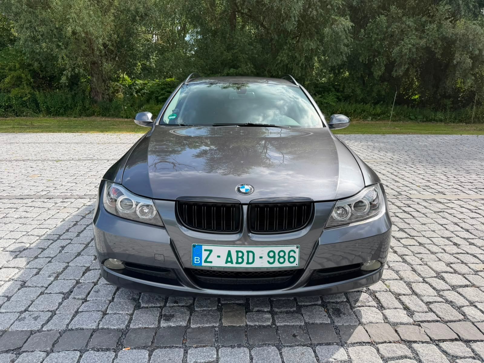 BMW 318I BENZINE E91 TOURING 5/2007 DIG.AIRCO TOP STAAT BLAN, 4 cilinders, 5 deurs, Euro 4, Onderhoudsboekje