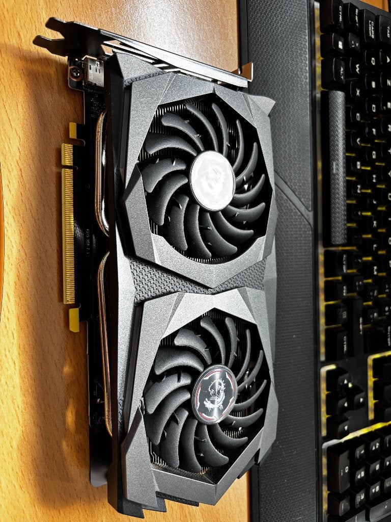 MSI GeForce GTX 1660 Ti Gaming X 6G, PCI-Express 3, Gebruikt, GDDR6, Ophalen of Verzenden