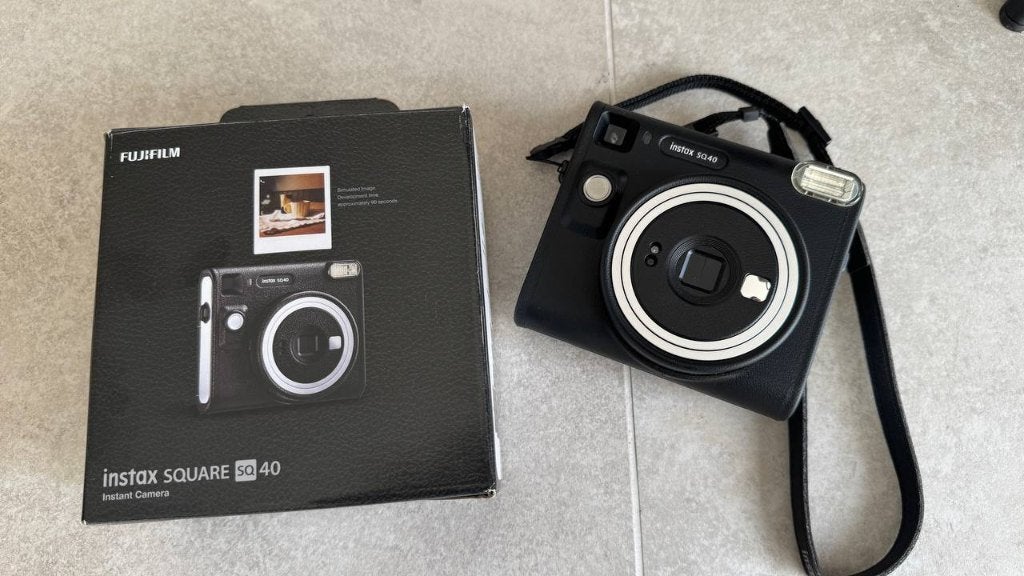 instax square sq40, Audio, Tv en Foto, Ophalen, Instant camera, Fujifilm, Accu