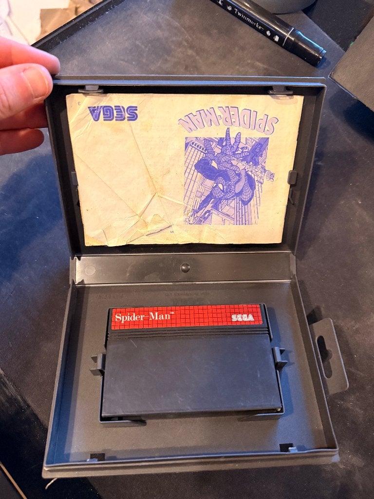 Spider-Man – Sega Master System cartridge, Ophalen of Verzenden, Gebruikt, Master System