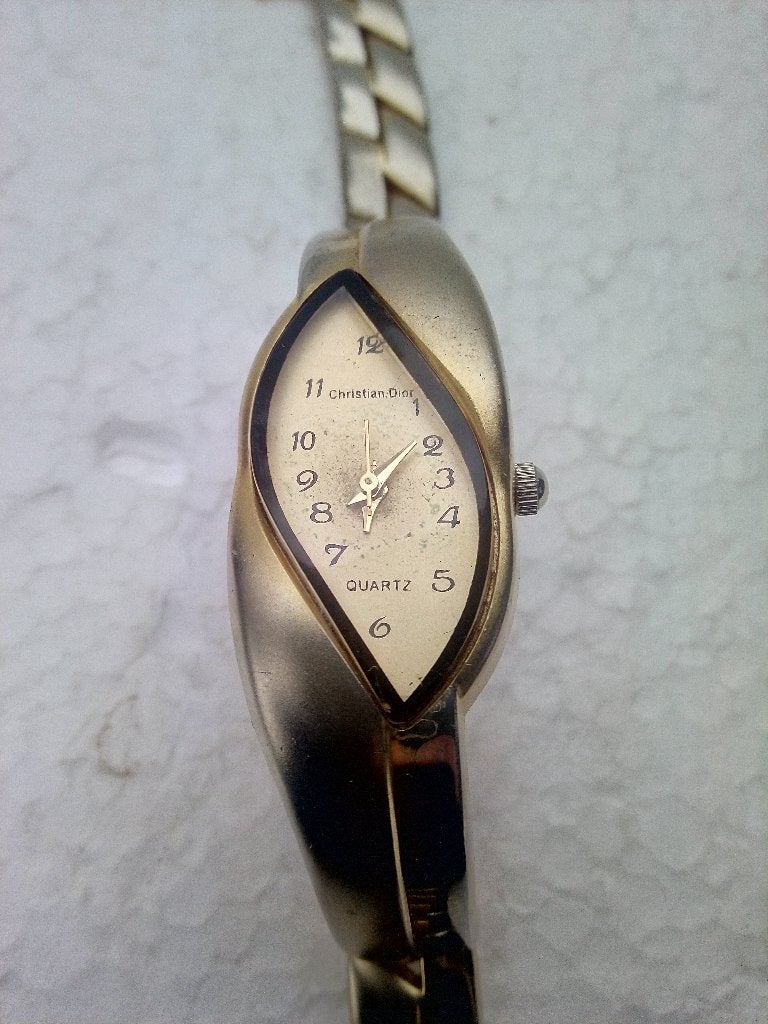Horloge vintage Christian Dior, Handtassen en Accessoires, Verzenden, Gebruikt, Overige merken