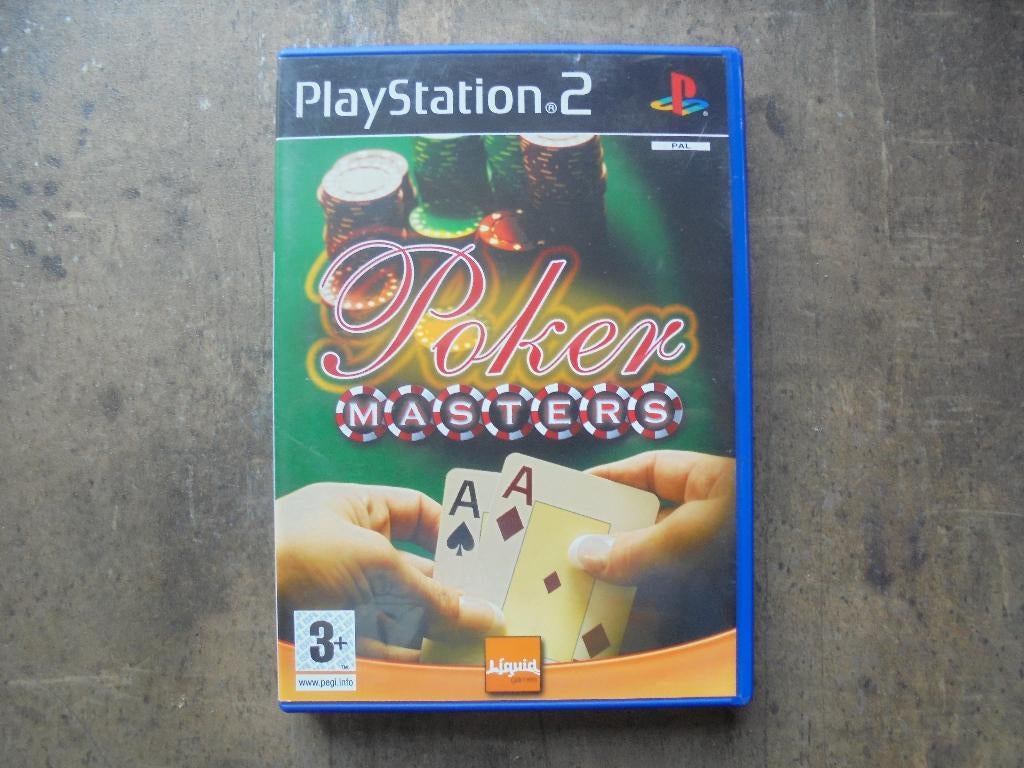 Poker Masters voor PS2 (zie foto's), Games en Spelcomputers, Games | Sony PlayStation 2, Gebruikt, 1 speler, Ophalen of Verzenden