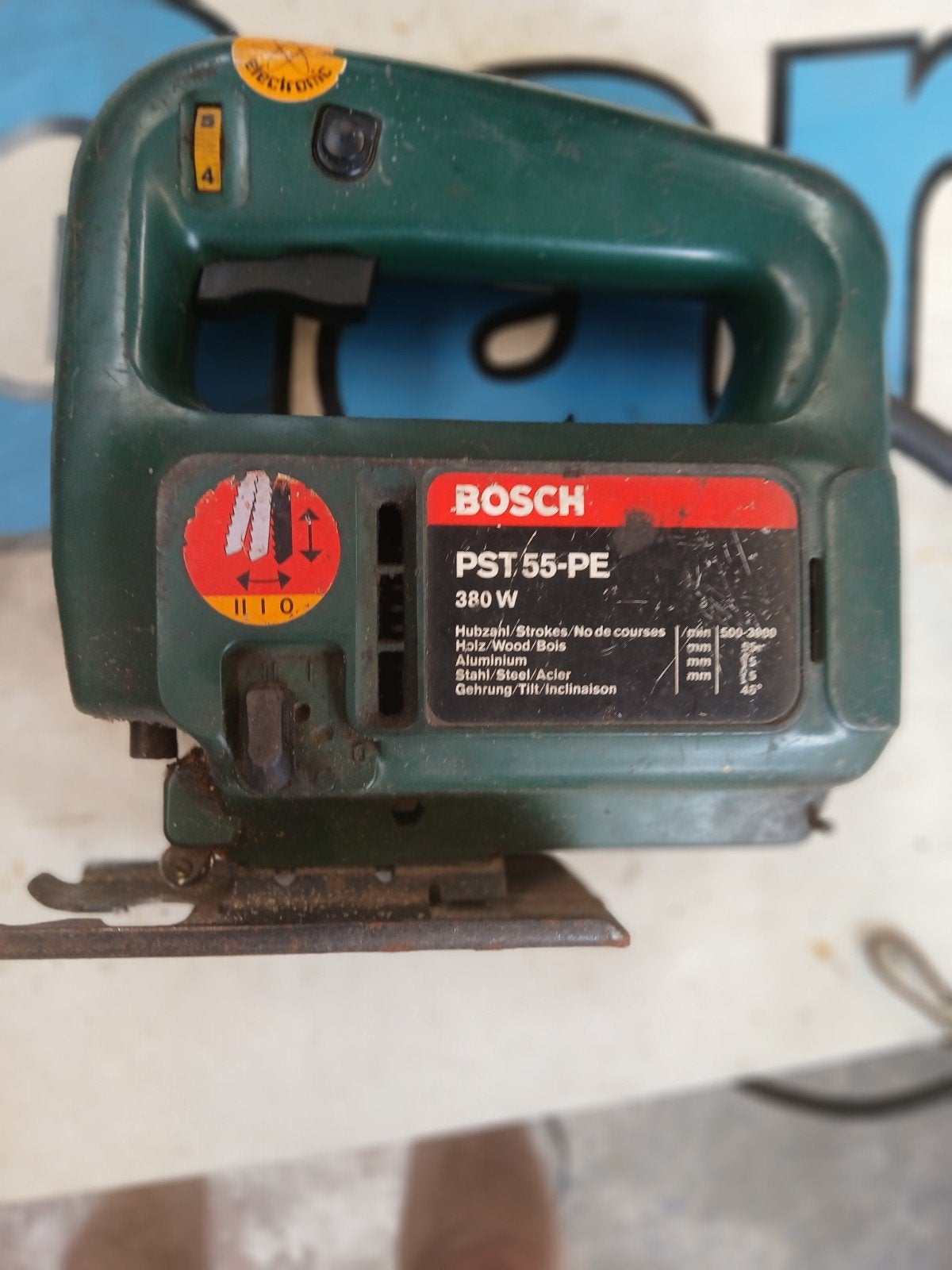 Wipzaag Bosch PST55-PE
388 watt
Enkel persoonlijk afhalen en, Enlèvement
