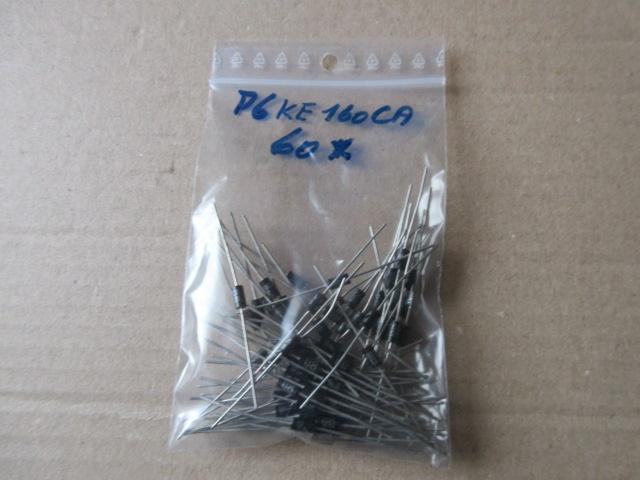 Set van 60 nieuwe P6KE160CA-diodes, Ophalen of Verzenden, Nieuw