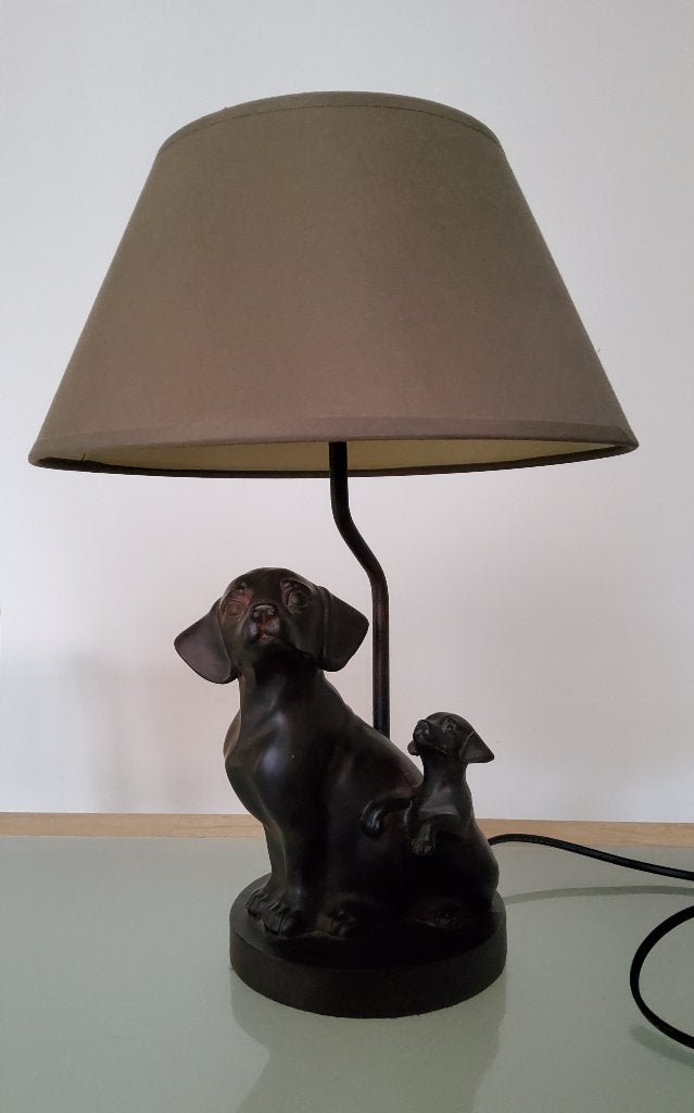 Lamp, Maison & Meubles, Lampes | Lampes de table, Enlèvement, Comme neuf, Bois, Moins de 50 cm