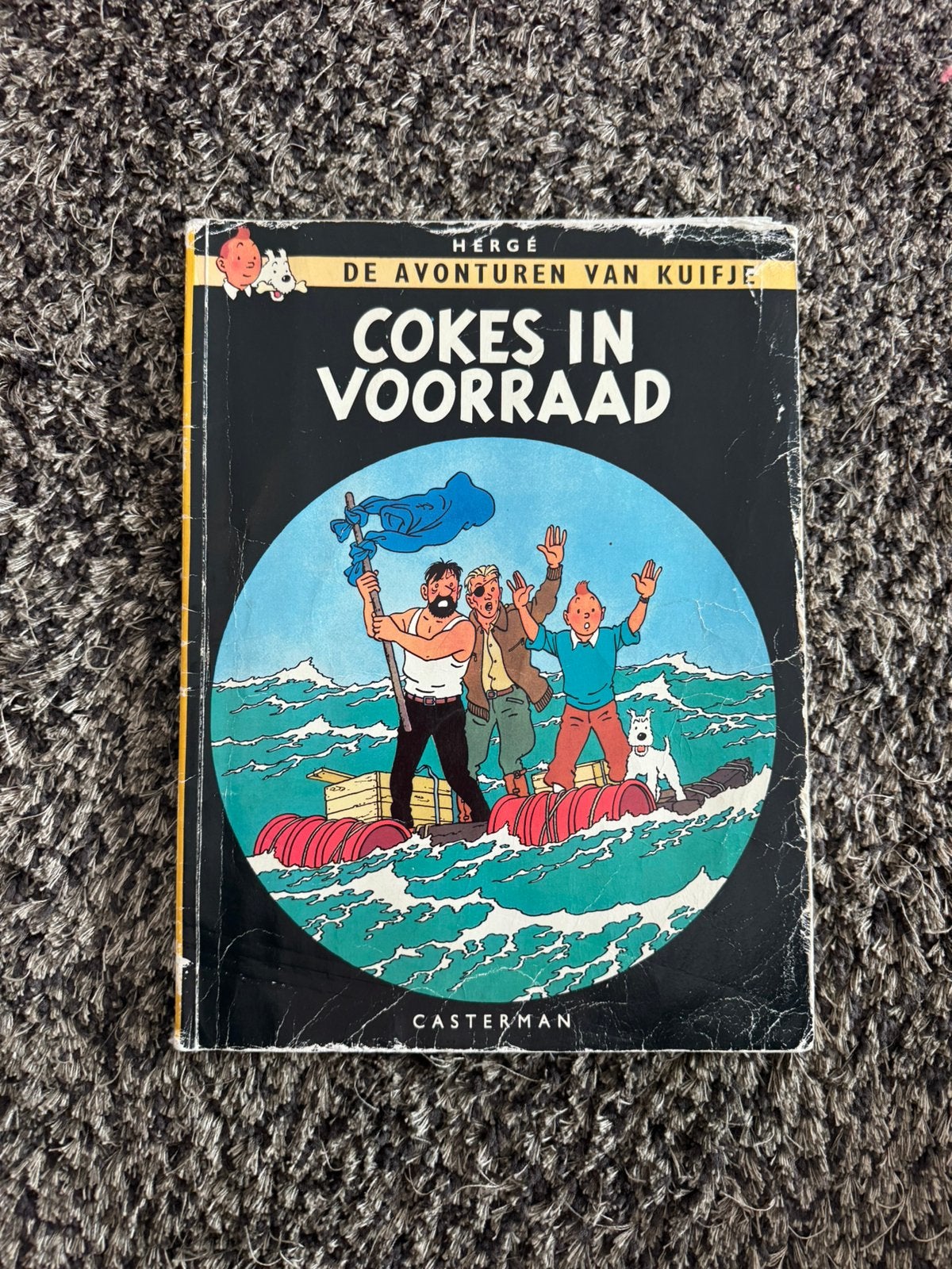 Bande de Tintin, Une BD, Enlèvement, Utilisé