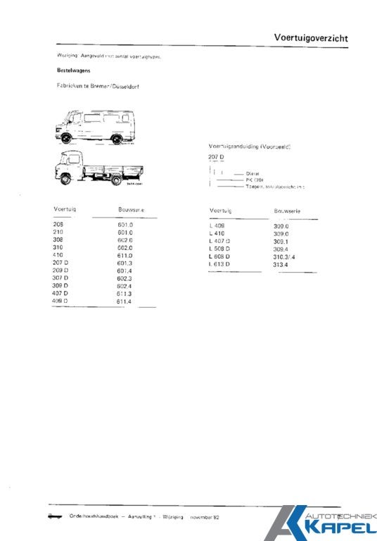 Onderhoudsboek Mercedes bestelwagens PDF online nederlands, Autos : Divers