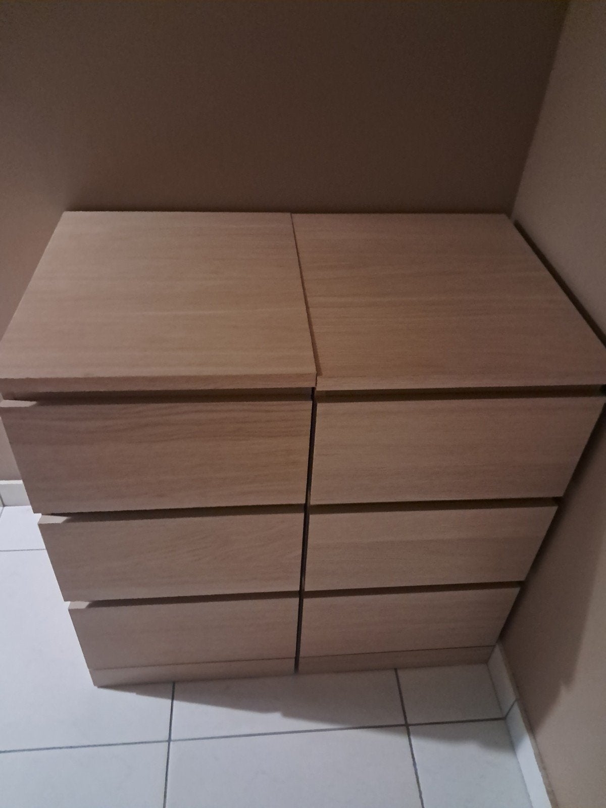 2 ladenblokken met 3 schuifladen, Bricolage & Construction, Casiers & Boîtes, Enlèvement