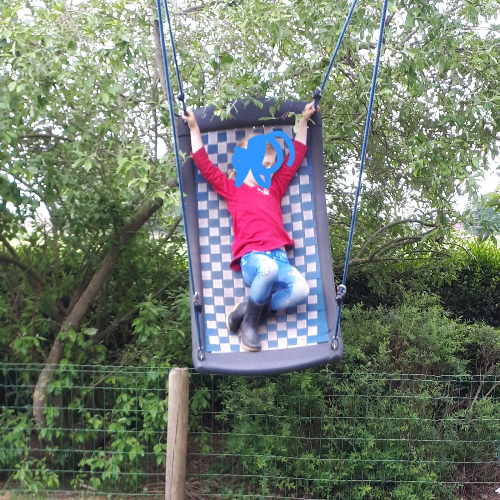 Multi kids rechthoekige nestschommel large, Kinderen en Baby's, Speelgoed | Buiten | Speeltoestellen, Ophalen, Schommel