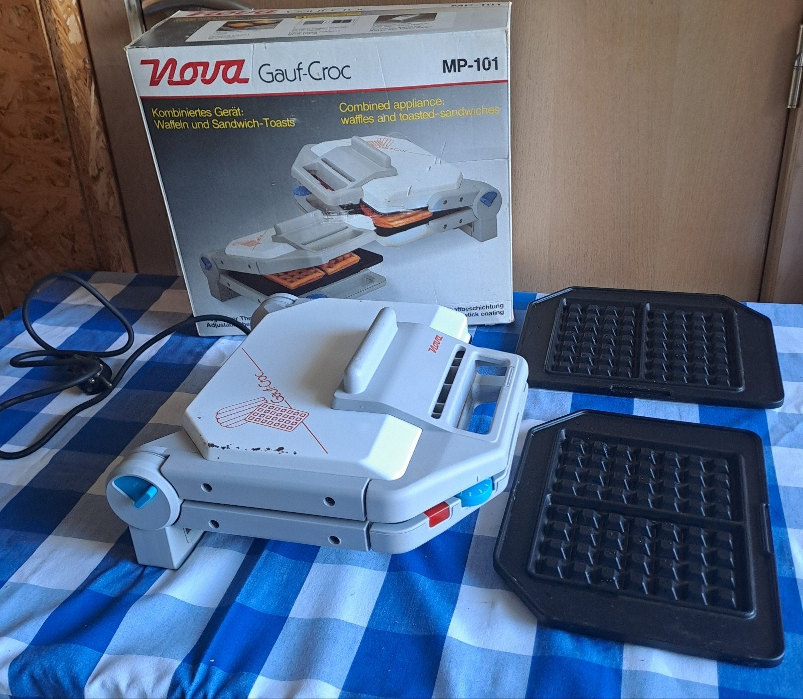 Nova wafel-en croques monsieur machine Nova MP-101, Ophalen of Verzenden, Gebruikt