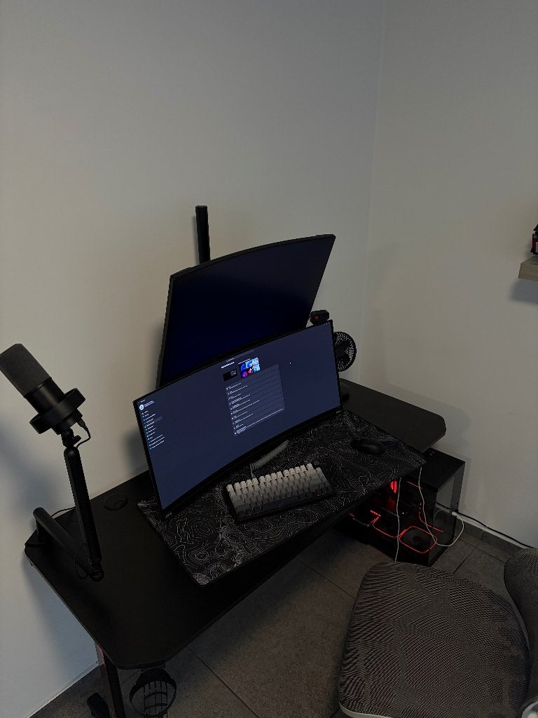 Gaming Bureau 140x60 cm met Bekerhouder en Headsethouder, Maison & Meubles, Bureaux, Enlèvement, Noir