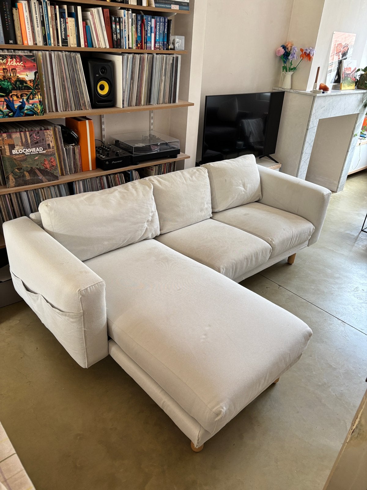 Zetel Ikea Norsborg, 200 à 250 cm, Scandinavisch, Enlèvement, Utilisé