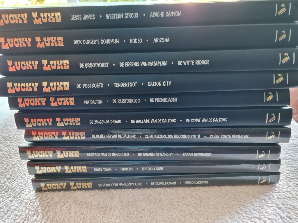 Lucky Luke, Boeken, Ophalen, Zo goed als nieuw, Morris & Goscinny,, Meerdere stripboeken