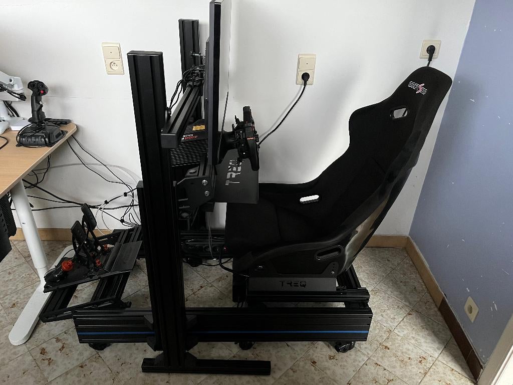Setup Sim Racing Complet Asetek, 1 joueur, Enlèvement, Utilisé, Simulation
