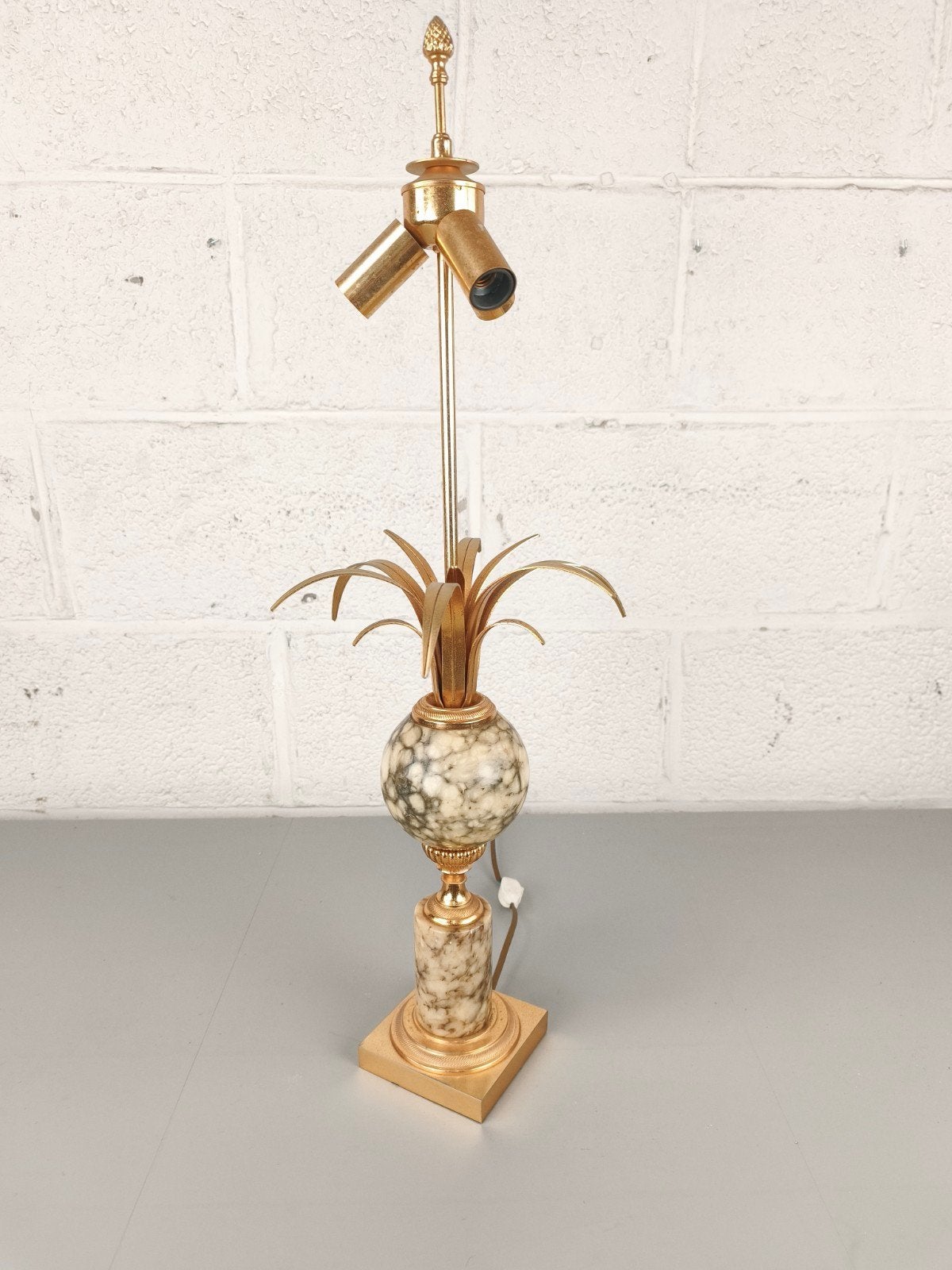 Vintage regency ananas lamp, Ophalen of Verzenden