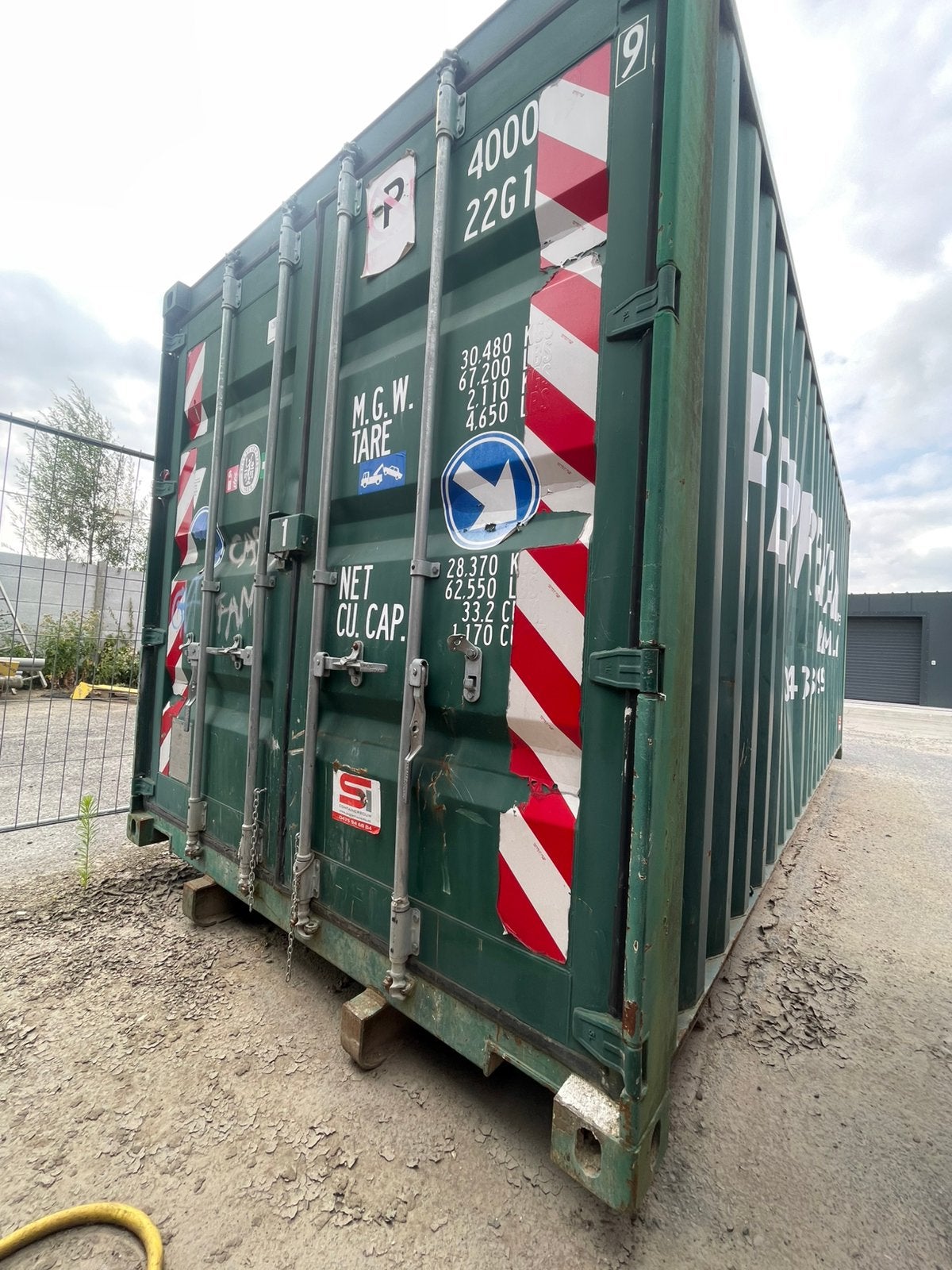 Conteneur d'expédition/conteneur de stockage de 20 pieds, Bricolage & Construction, Conteneurs, Enlèvement