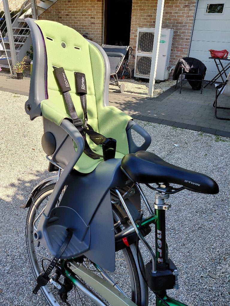 Fietskinderzitje Römer Jockey Relax, Ophalen, Achterzitje, Voetsteuntjes, Römer