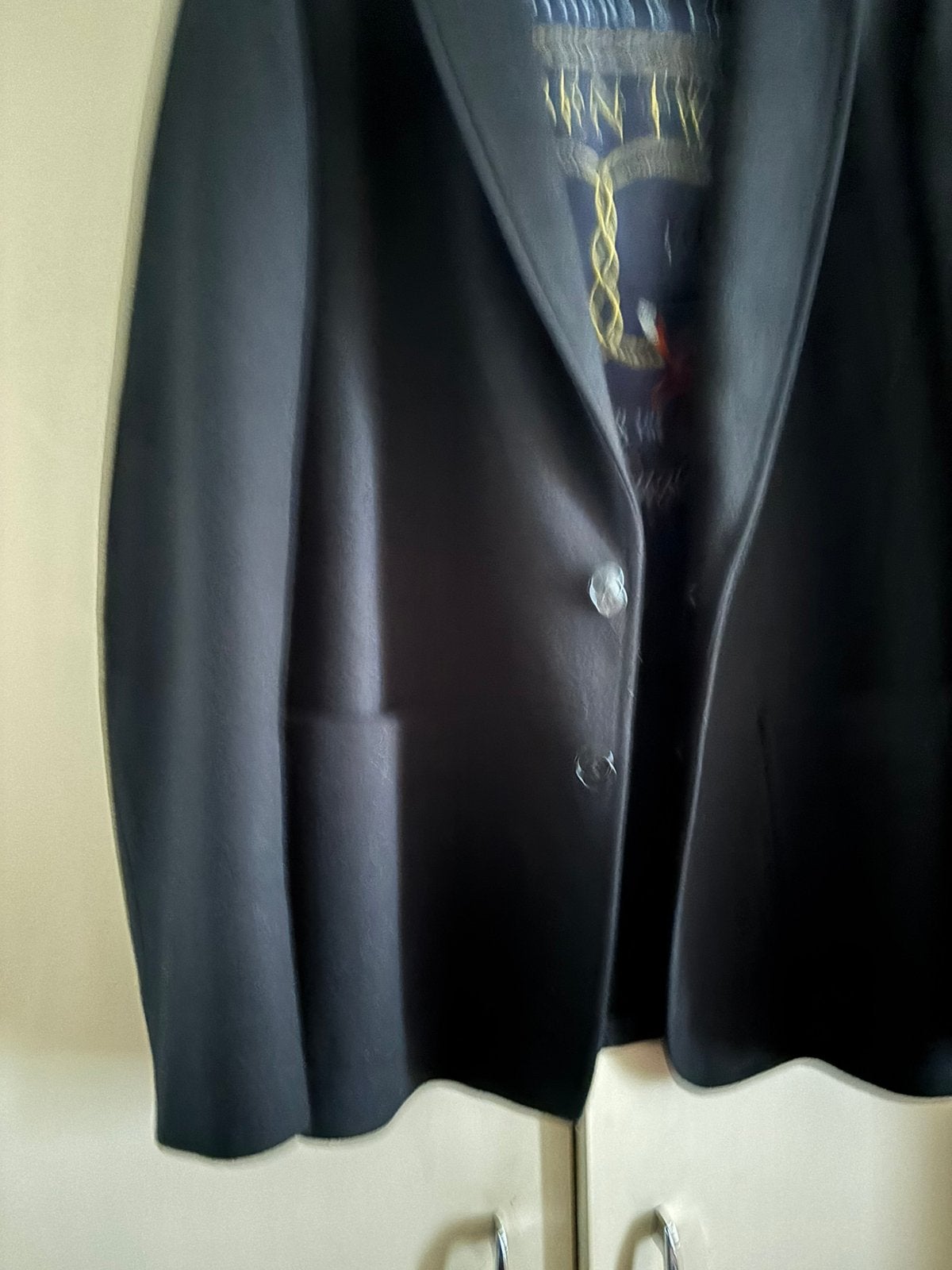 Blazer noir Dries van Noten, Enlèvement ou Envoi, Porté, Taille 52/54 (L), Noir