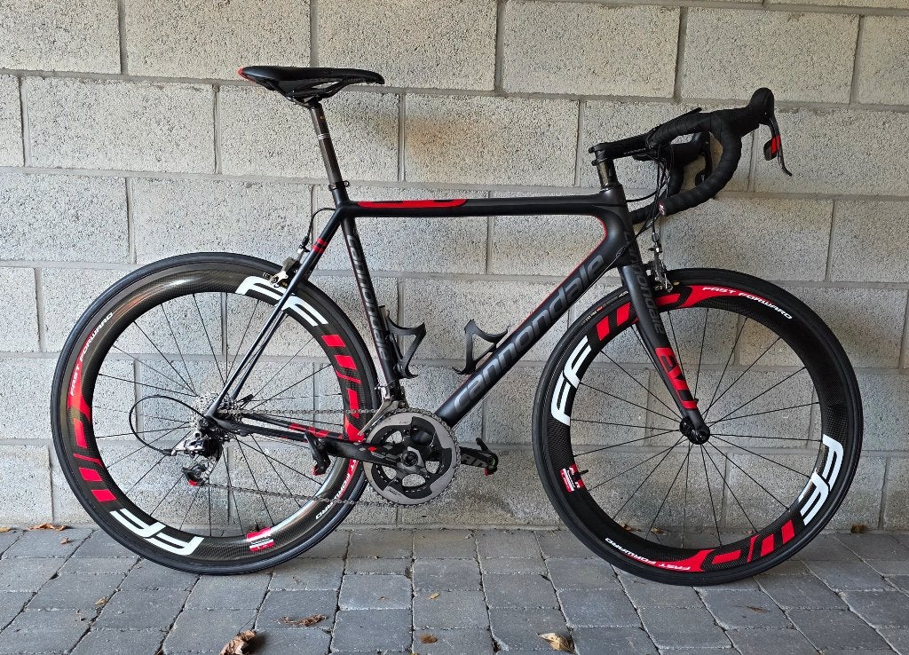 Cannondale Supersix 56 Merckx Scott Giant Trek Ridley Canyon, 28 inch, Carbon, Zo goed als nieuw, Meer dan 20 versnellingen