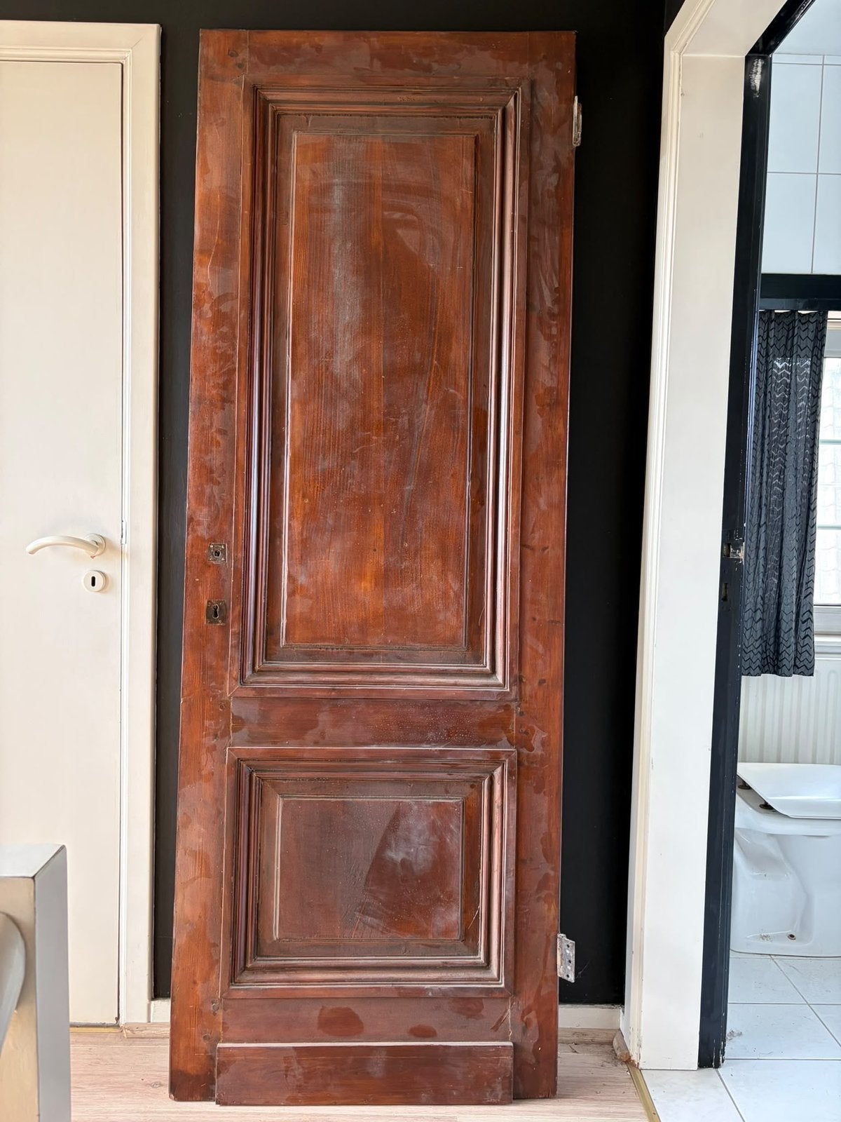 Porte intérieure verte, Bricolage & Construction, Porte intérieure, Enlèvement, Utilisé, Moins de 80 cm