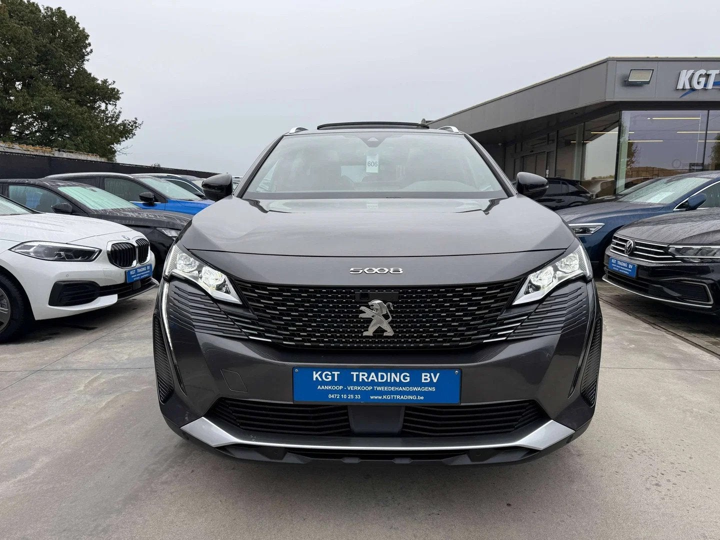 Peugeot 5008 1.2i 130PK GT AUTOMAAT 7 ZIT NAVI OPENDAK LEDER, Cuir, Argent ou Gris, Achat, Euro 6