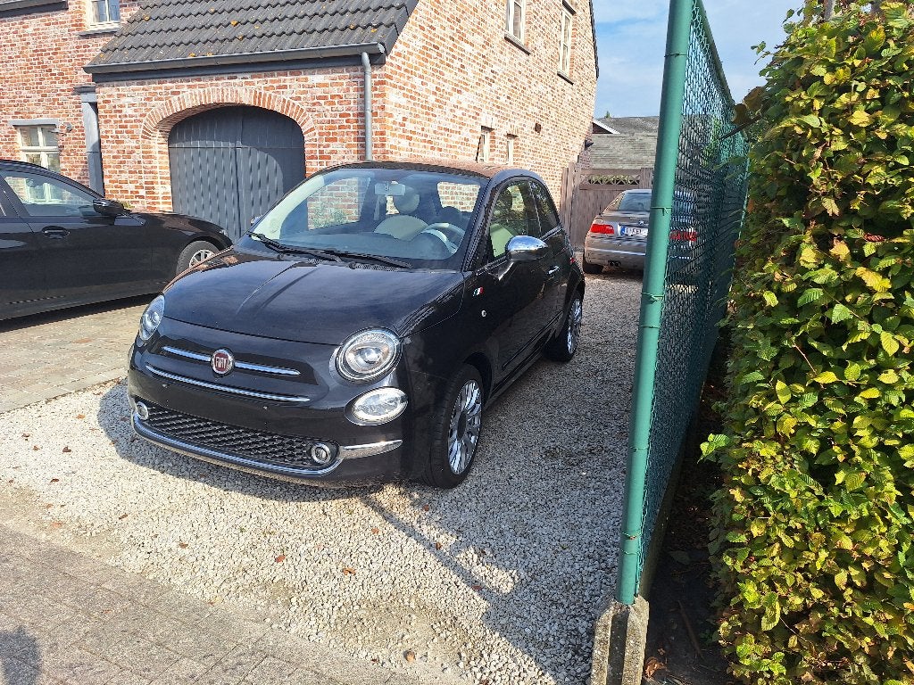 fiat 500 lounge, Voorwielaandrijving, Stof, Euro 6, Zwart