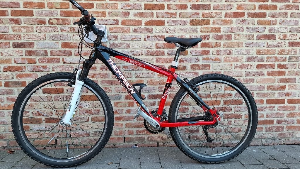 Mountainbike Thompson maat 45, Fietsen en Brommers, Gebruikt, Hardtail, Velgrem, 45 tot 49 cm