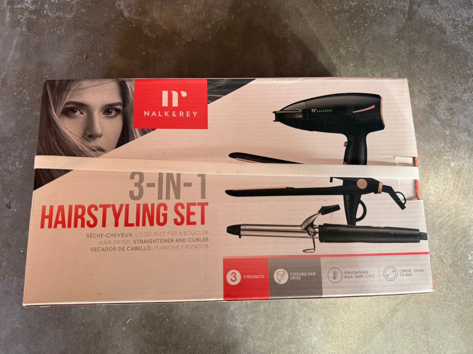 Hairstyling set, Bijoux, Sacs & Beauté, Enlèvement, Neuf, Sèche-cheveux